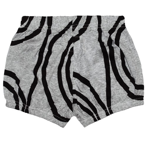 Shorts - grey with lines pattern