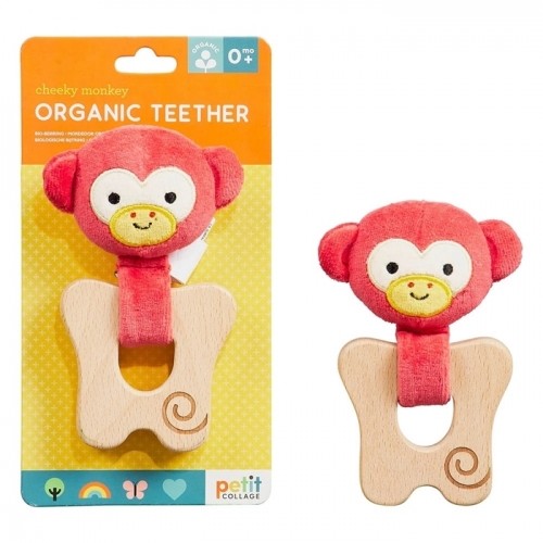 Organic Wooden Teether Monkey