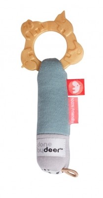 Tiny teething rattle Deer friends Colour Mix