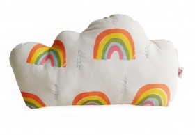 Handmade eco-friendly soft toy/cushion - rainbow