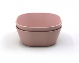 Dinnerware Square Bowl - Set of 2 Blush