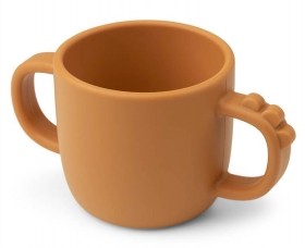 Peekaboo 2-handle cup Croco - Mustard