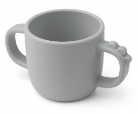 Peekaboo 2-handle cup Croco - Grey