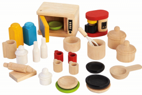 Accessories for kids kitchen and tableware