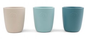Silicone mini mug 3-pack - colour mix