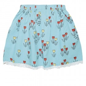 Skirt - garden blue