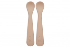 Silicone spoons set - Pale Pink, 2 pieces