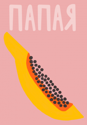 Studio Noma poster - Papaya