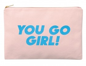 You Go Girl - Blush Pink Pouch