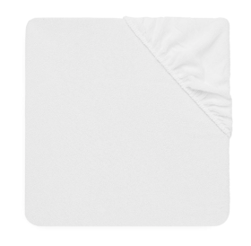 Waterproof fitted sheet terry 60x120cm - white