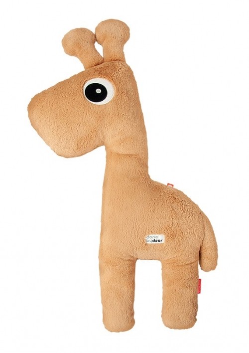 Голяма играчка за гушкане - жираф Рафи горчица