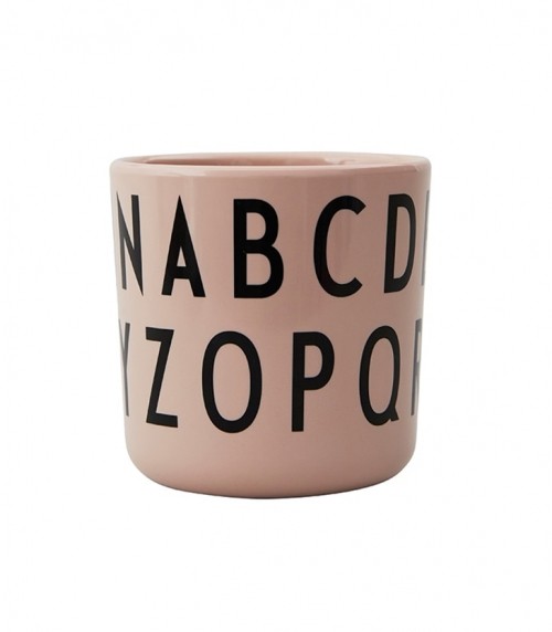 ABC чаша - бледо розова