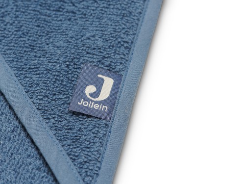 Jollein bathcape terry cloth- jeans blue