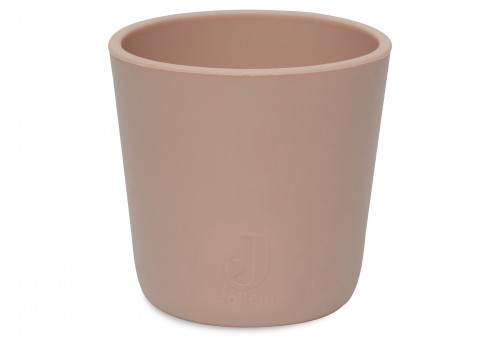 Drinking silicone cup - pale pink