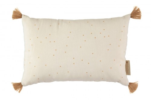 Sublim cushion - honey sweet dots, natural