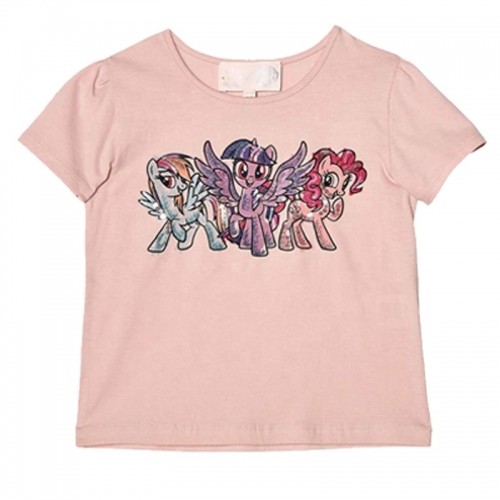 Детска тениска "Моето малко пони" - розова