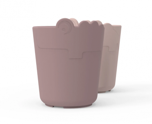 Kiddish mini mug 2-pack - croco, powder