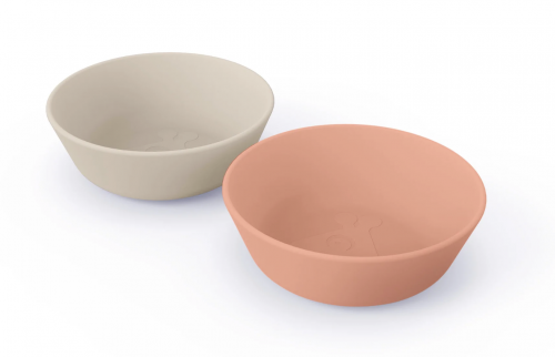 Кiddish bowl 2-pack - raffi, sand/coral