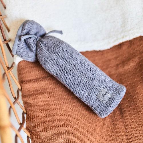 Blanket crib 75x100cm bliss knit teddy - caramel