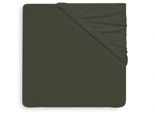 Fitted sheet jersey - leaf green