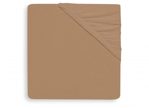 Fitted sheet jersey - biscuit