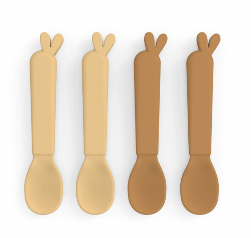 Kiddish spoon set 4-pack Lalee - mustard