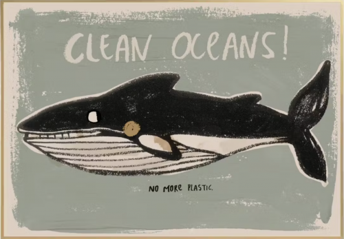 Studio Loco Clean Ocean Poster
