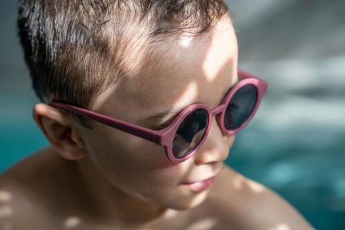 Детски слънчеви очила от рециклирана пластмаса - роза