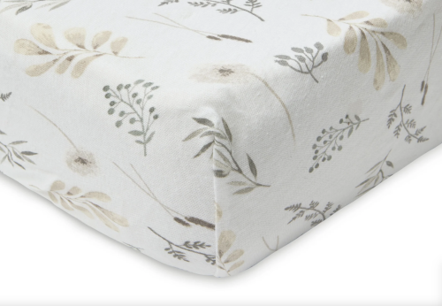 Fitted sheet jersey - wild flowers
