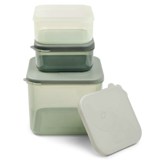 Food storage large container set - Elphee, green