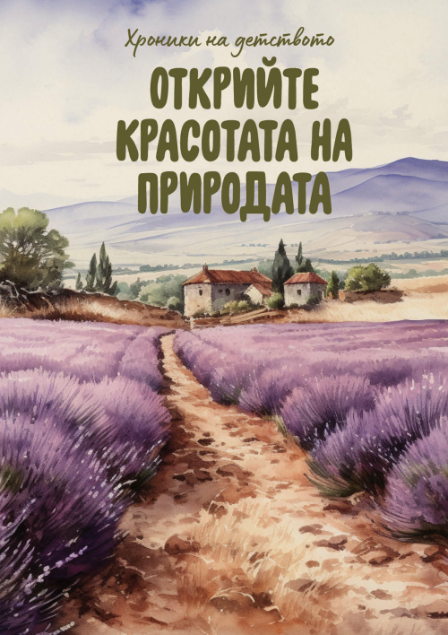 "Chronicles of childhood" poster - lavender