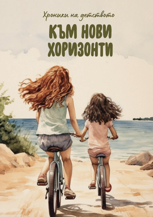 Постер "Хроники на детството" - колело, момичета
