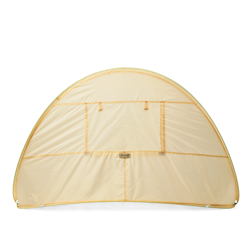 Cassie pop up tent - stripe yellow mellow & creme de la creme