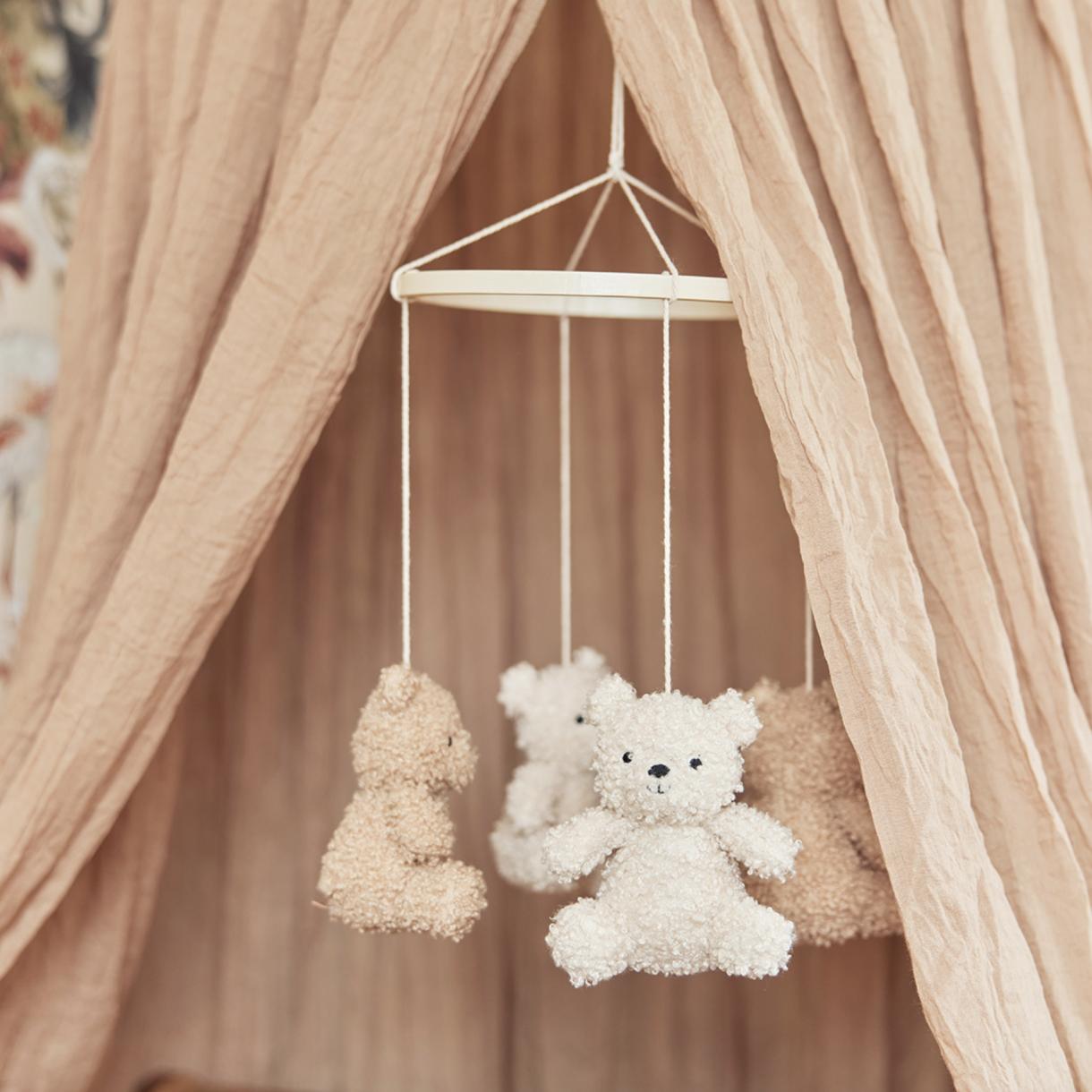 Jollein® Rattle Teddy Bear Naturel