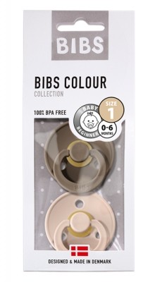 BIBS натурални Биберони - 2 бр. Dark Oak/Blush