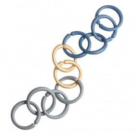 Комплект многофункционални пръстени за закачане 10бр - сини