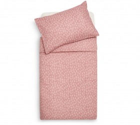 Duvet cover & pillowcase Meadow - rosewood