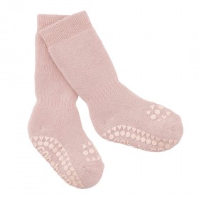Неплъзгащи се чорапи - пепеляво розово