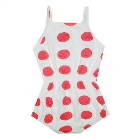 Romper in polka dots