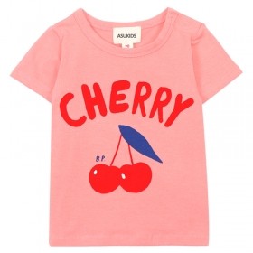 Детска тениска "Cherry" - розова