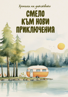 Постер "Хроники на детството" - оранжева къмпинг кола