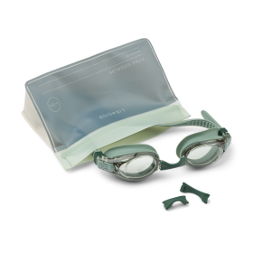 Плувни очила Титас - мента и градинскo зеленo
